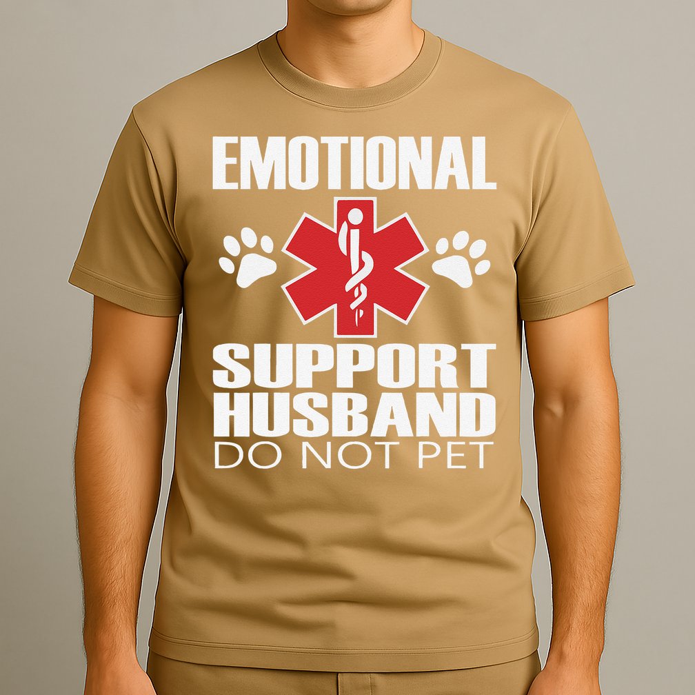 Emotional Support Husband Do Not Pet T-Shirt