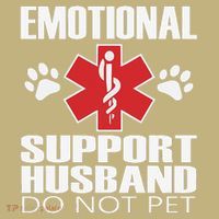 Emotional Support Husband Do Not Pet Sustainable Beanie
