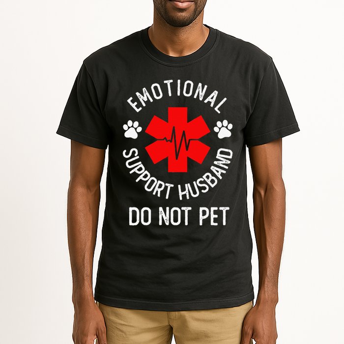 Emotional Support Husband Do Not Pet Tall T-Shirt