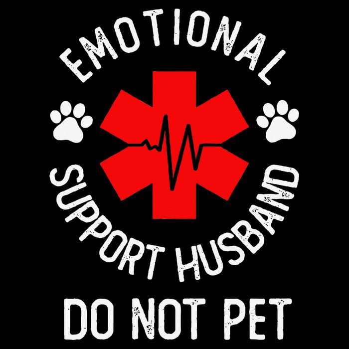 Emotional Support Husband Do Not Pet Bucket Hat