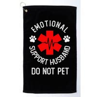 Emotional Support Husband Do Not Pet Golf Towel