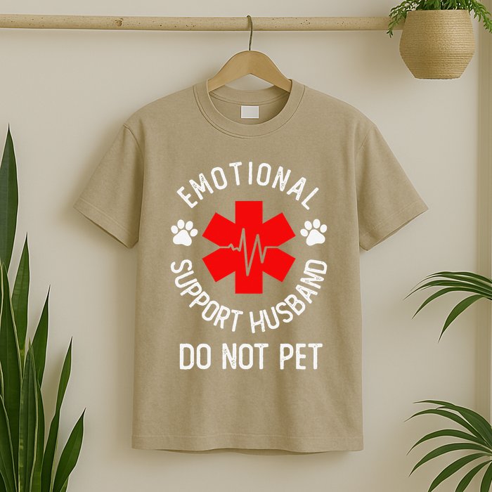 Emotional Support Husband Do Not Pet T-Shirt
