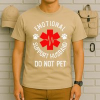 Emotional Support Husband Do Not Pet T-Shirt