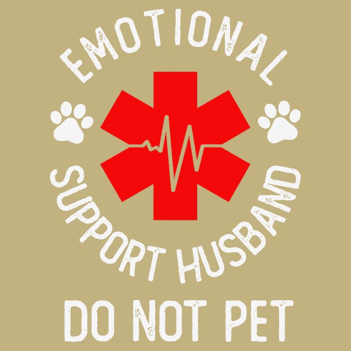 Emotional Support Husband Do Not Pet T-Shirt