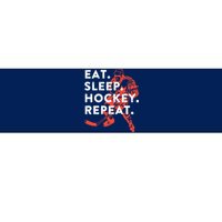 Eat Sleep Hockey Repeat - Gift Bumper Sticker