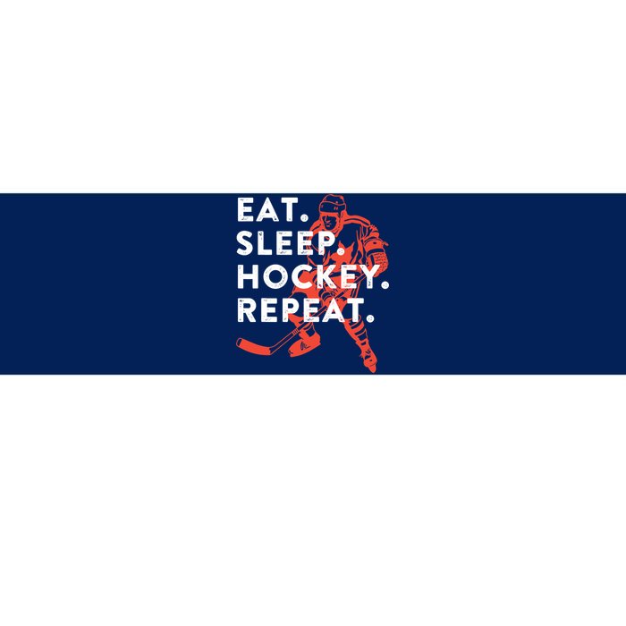 Eat Sleep Hockey Repeat - Gift Bumper Sticker