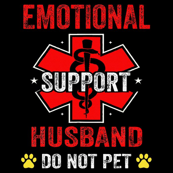 Emotional Support Husband Do Not Pet City Backpack