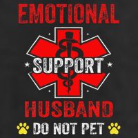 Emotional Support Husband Do Not Pet Adult Drive Performance Visor