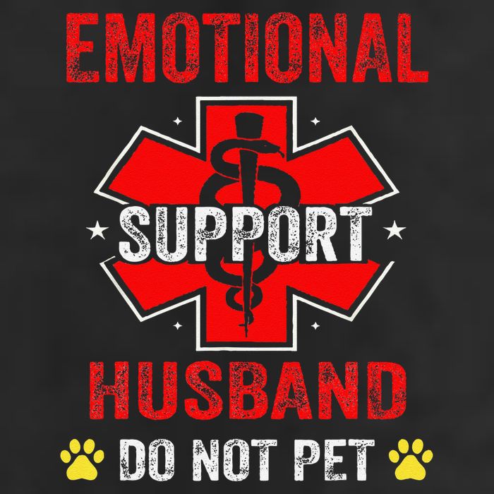 Emotional Support Husband Do Not Pet Adult Drive Performance Visor