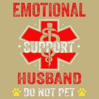 Emotional Support Husband Do Not Pet Cooling Performance Crew T-Shirt