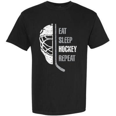 Eat Sleep Hockey Repeat Christmas For N Adult Hockey Garment-Dyed Heavyweight T-Shirt