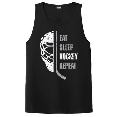 Eat Sleep Hockey Repeat Christmas For N Adult Hockey PosiCharge Competitor Tank