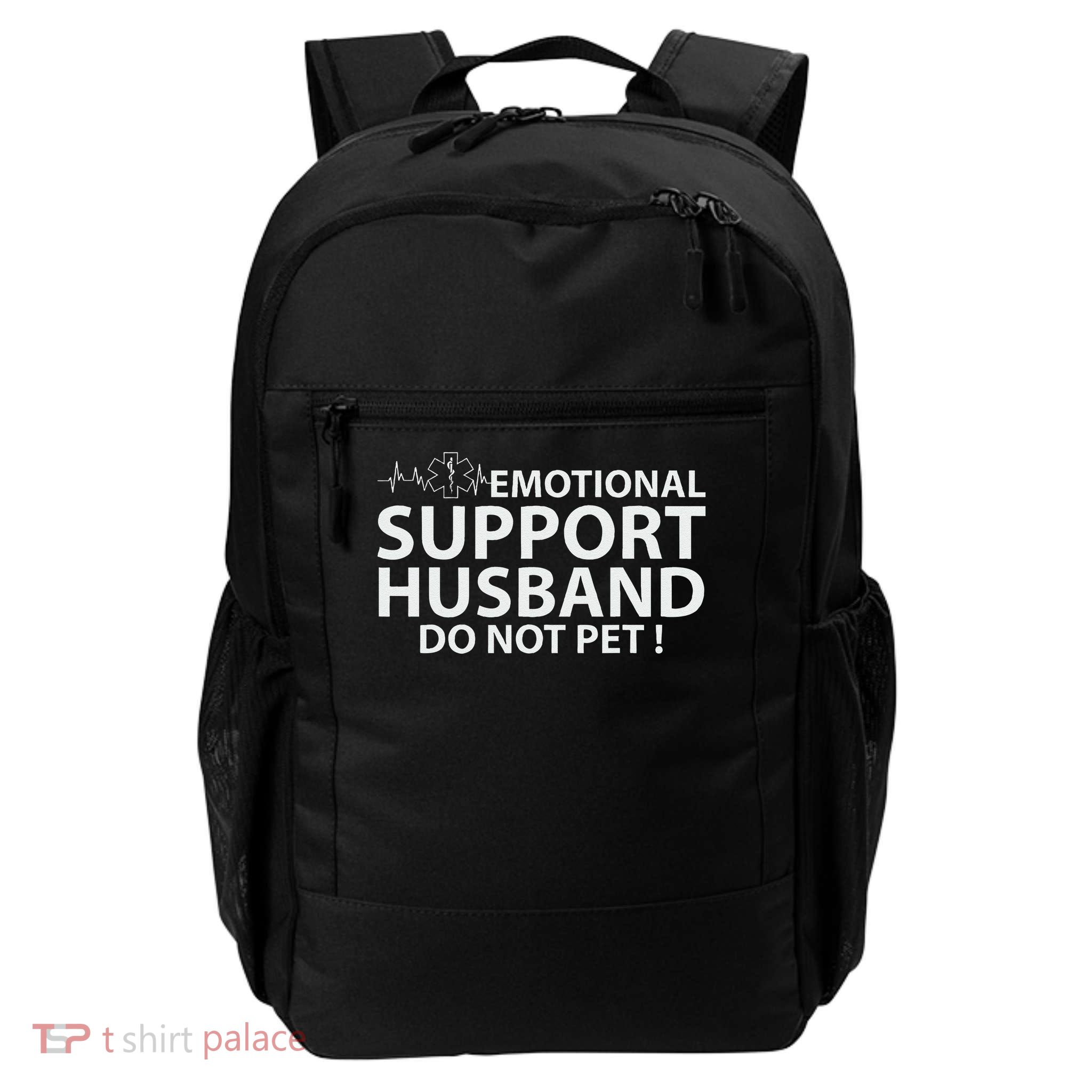 Emotional Support Husband Do Not Pet Backpack