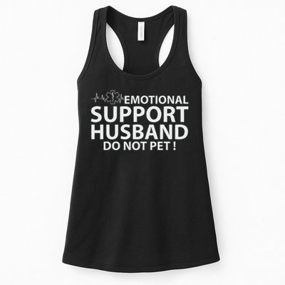 Emotional Support Husband Do Not Pet Womens Tank Top
