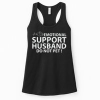 Emotional Support Husband Do Not Pet Womens Tank Top