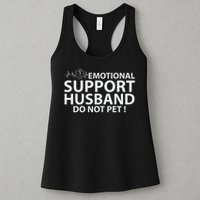 Emotional Support Husband Do Not Pet Womens Tank Top