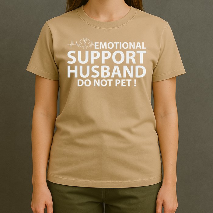 Emotional Support Husband Do Not Pet T-Shirt
