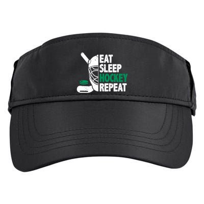 Eat Sleep Hockey Repeat Ice Hockey Lovers Players Funny Gift Adult Drive Performance Visor