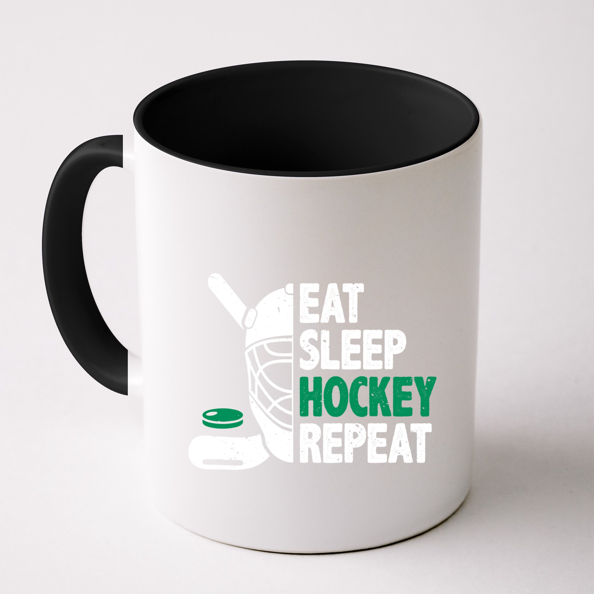 Eat Sleep Hockey Repeat Ice Hockey Lovers Players Funny Gift Mug