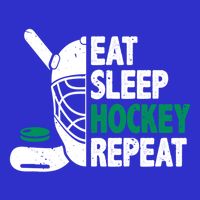 Eat Sleep Hockey Repeat Ice Hockey Lovers Players Funny Gift Tall T-Shirt