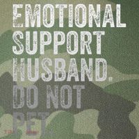 Emotional Support Husband Do Not Pet Legacy Tie Dye Trucker Hat