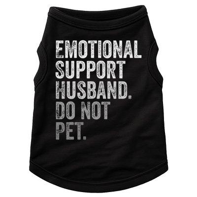 Emotional Support Husband Do Not Pet Doggie Tank