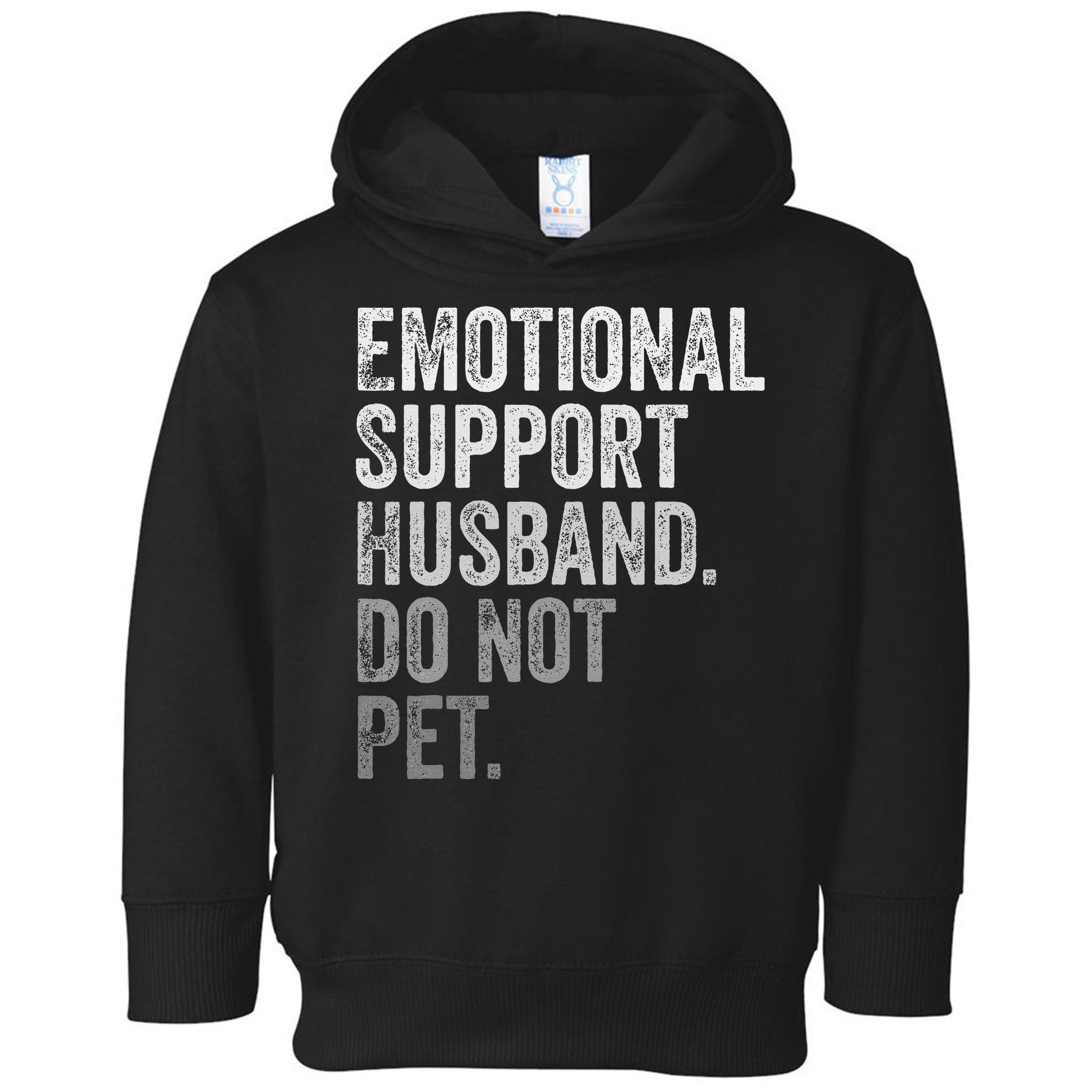 Emotional Support Husband Do Not Pet Toddler Hoodie