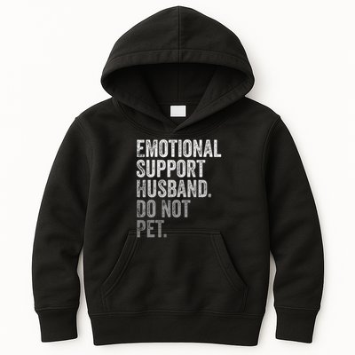 Emotional Support Husband Do Not Pet Kids Hoodie