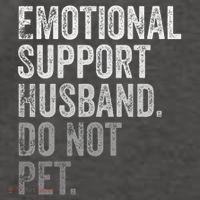 Emotional Support Husband Do Not Pet Vector Backpack