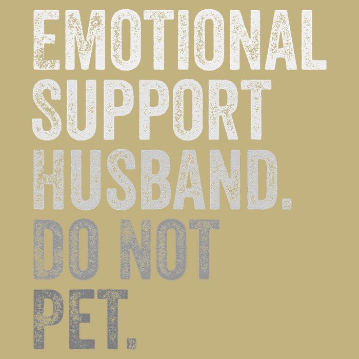 Emotional Support Husband Do Not Pet Cooling Performance Crew T-Shirt