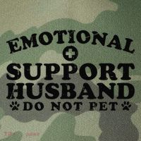 Emotional Support Husband Do Not Pet Funny Legacy Tie Dye Trucker Hat