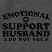 Emotional Support Husband Do Not Pet Funny Vector Backpack