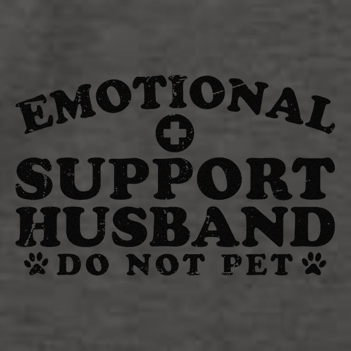 Emotional Support Husband Do Not Pet Funny Vector Backpack