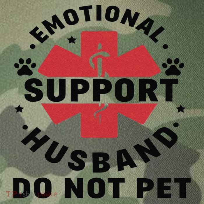 Emotional Support Husband Do Not Pet Legacy Tie Dye Trucker Hat