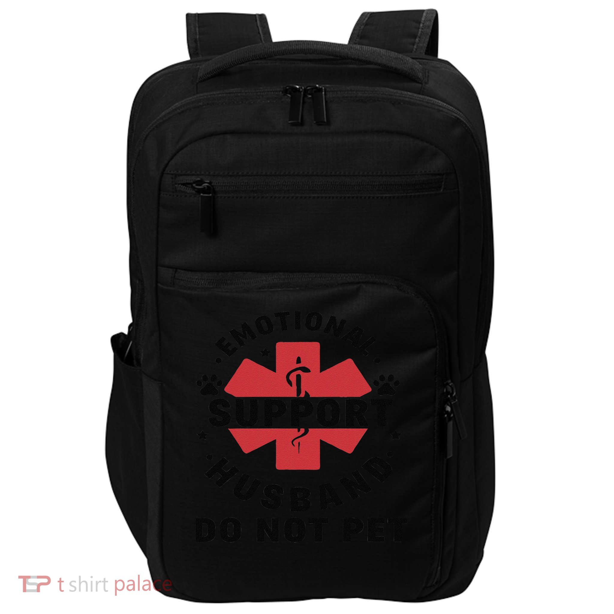 Emotional Support Husband Do Not Pet Impact Tech Backpack