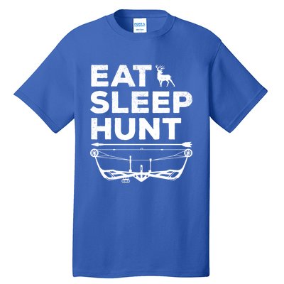 Eat Sleep Hunt Deer Hunter Bow And Arrow Hunter Deer Hunting Gift Tall T-Shirt