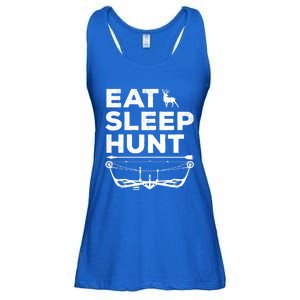 Eat Sleep Hunt Deer Hunter Bow And Arrow Hunter Deer Hunting Gift Ladies Essential Flowy Tank