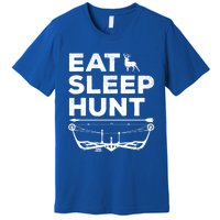 Eat Sleep Hunt Deer Hunter Bow And Arrow Hunter Deer Hunting Gift Premium T-Shirt