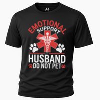Emotional Support Husband Do Not Pet Funny Performance Shirt