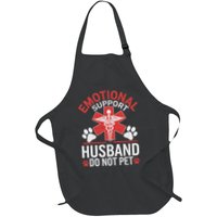 Emotional Support Husband Do Not Pet Funny Apron