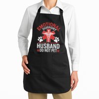 Emotional Support Husband Do Not Pet Funny Apron