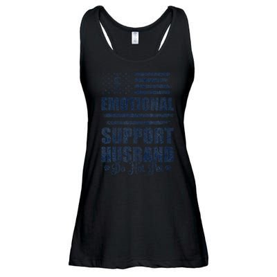 Emotional Support Husband Do Not Pet - Vintage American Ladies Essential Flowy Tank