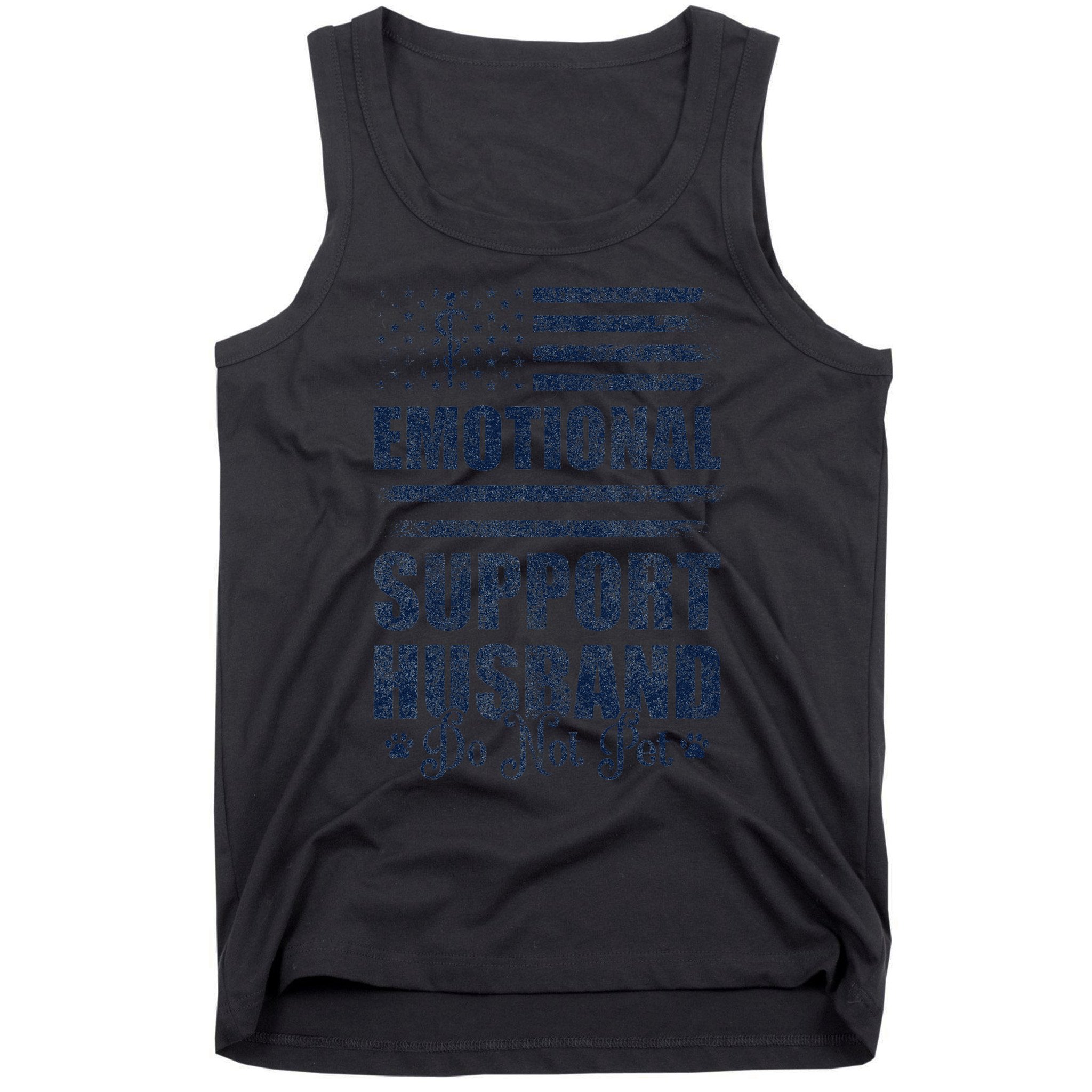 Emotional Support Husband Do Not Pet - Vintage American Tank Top