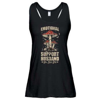 Emotional Support Husband Do Not Pet - Funny Husband Ladies Essential Flowy Tank