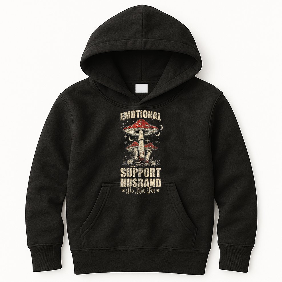 Emotional Support Husband Do Not Pet - Funny Husband Kids Hoodie
