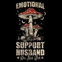 Emotional Support Husband Do Not Pet - Funny Husband Short Acrylic Beanie