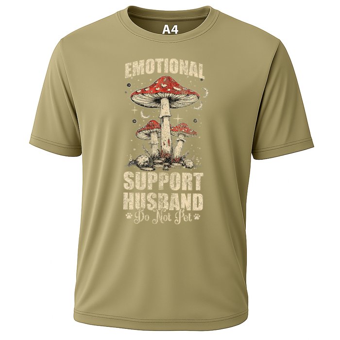 Emotional Support Husband Do Not Pet - Funny Husband Cooling Performance Crew T-Shirt