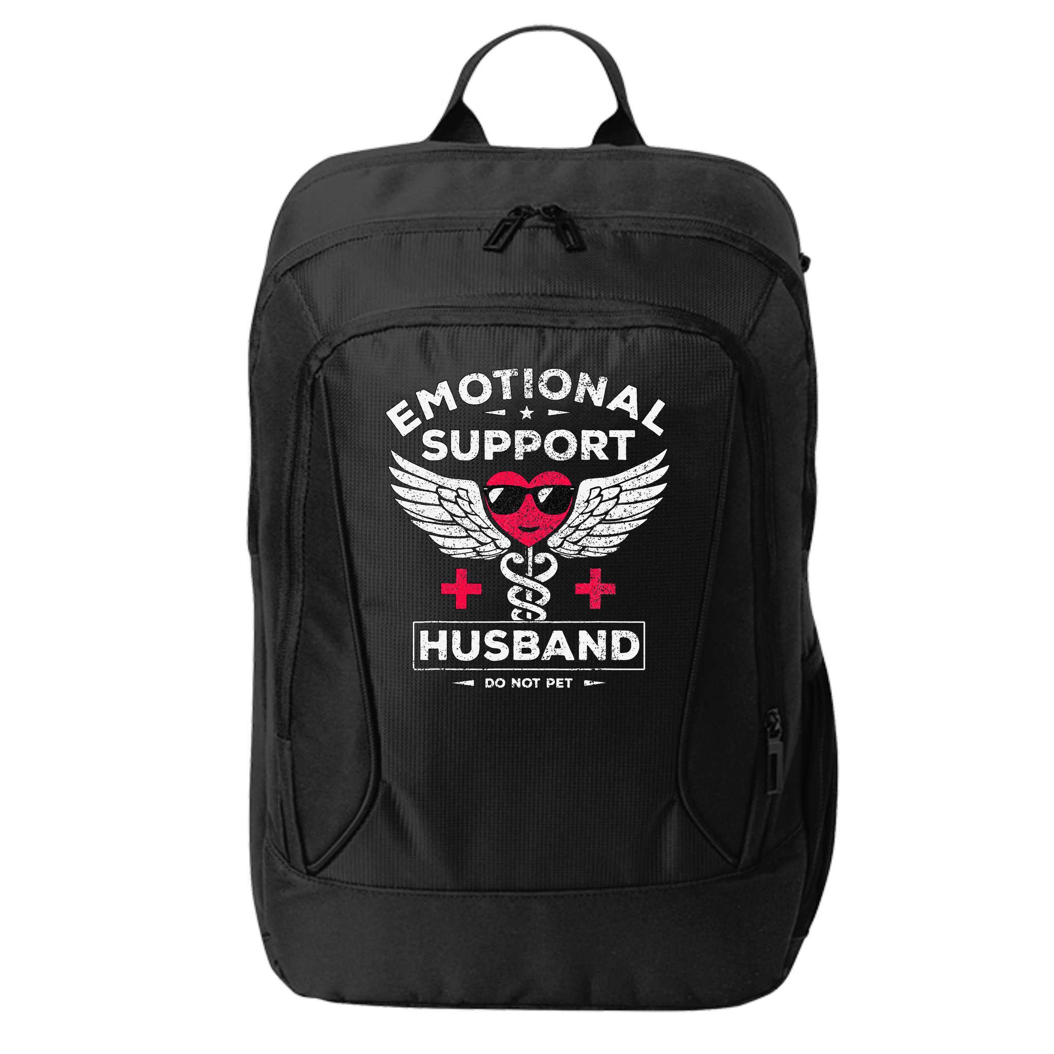 Emotional Support Husband Do Not Pet City Backpack