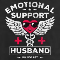 Emotional Support Husband Do Not Pet Adult Drive Performance Visor
