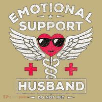 Emotional Support Husband Do Not Pet Performance Shirt
